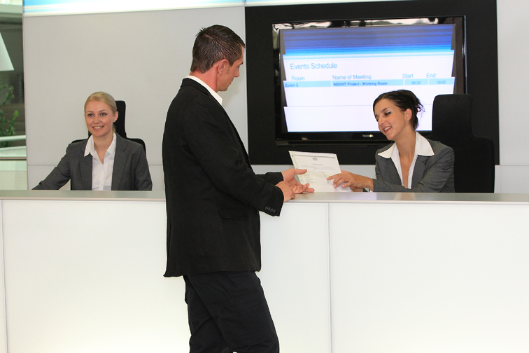 A flexible and professional reception service by DOSIM